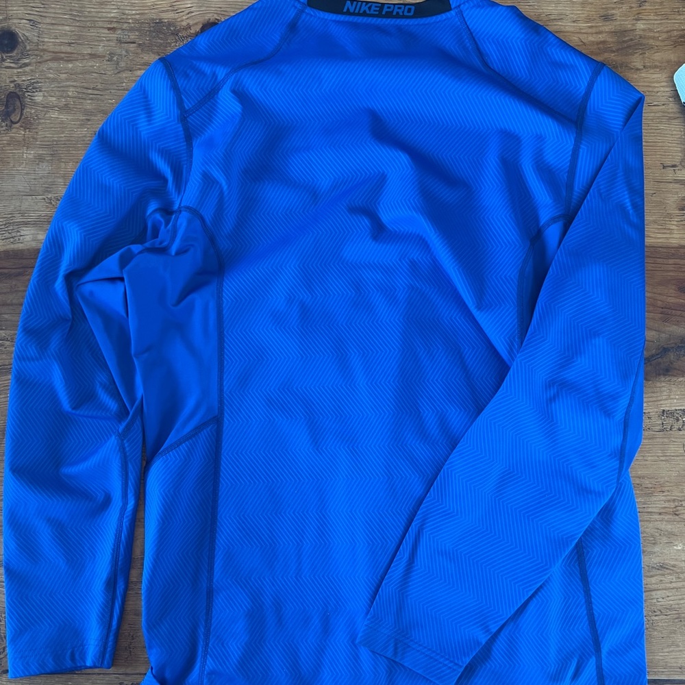 Nike Pro dri fit fitted long sleeve activewear top